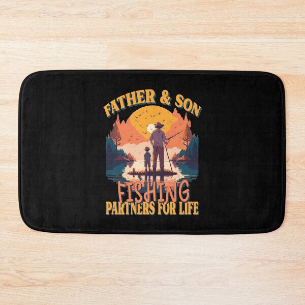 Item preview, Father and Son Fishing Partners For Life - Father's Day Artwork 1 designed and sold by Cawaiico.