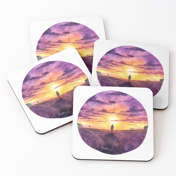 Item preview, Lavender Field at Sunset Clipart, Purple Hues, Aromatic Beauty, Twilight Lavender, Serene Fields, Purple Paradise, Fragrant Sunset designed and sold by CoolorPainting.