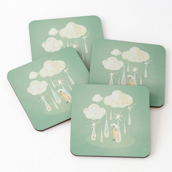 Item preview, Cartoon healing illustration Spring Rain designed and sold by SceneryStudio.