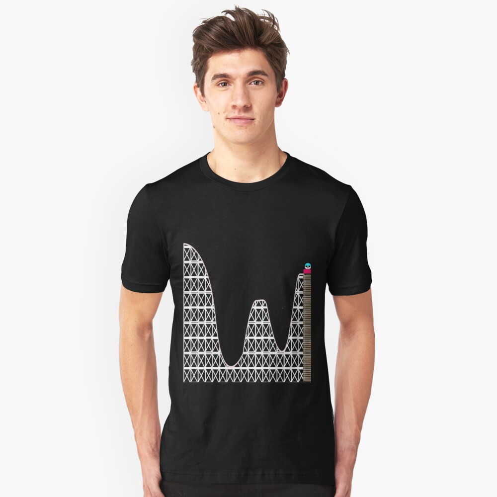 PRN roller coaster Slim Fit T-Shirt