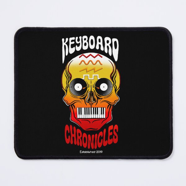 Item preview, Keyboard Chronicles 'Colorful Skull' Design designed and sold by Creative Shed Designs.