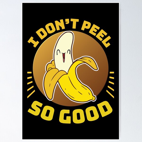 I Love Bananas - Funny Banana  Poster for Sale by MihailRailean