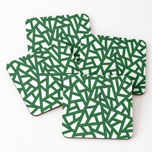 Item preview, Abstract geometric pattern - green. designed and sold by K.S ART.