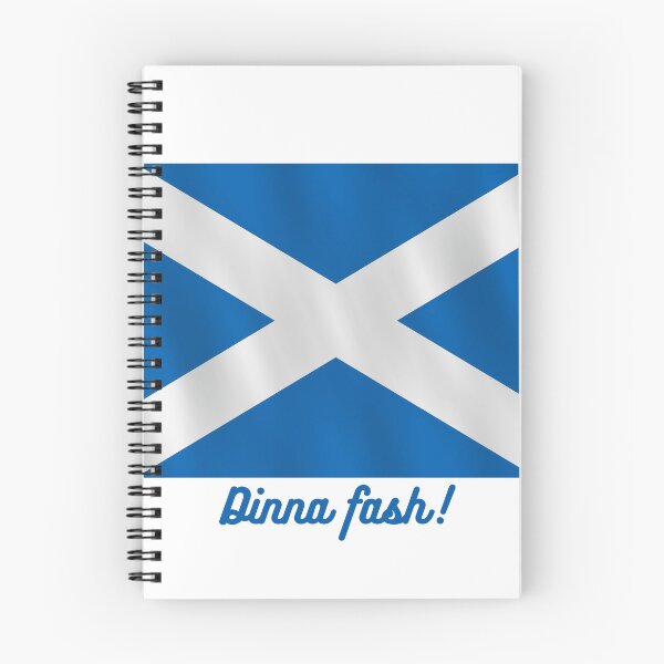 Item preview, Eslogan escocés: Dinna fash! ¡No te preocupes! designed and sold by UpNorthTravel.