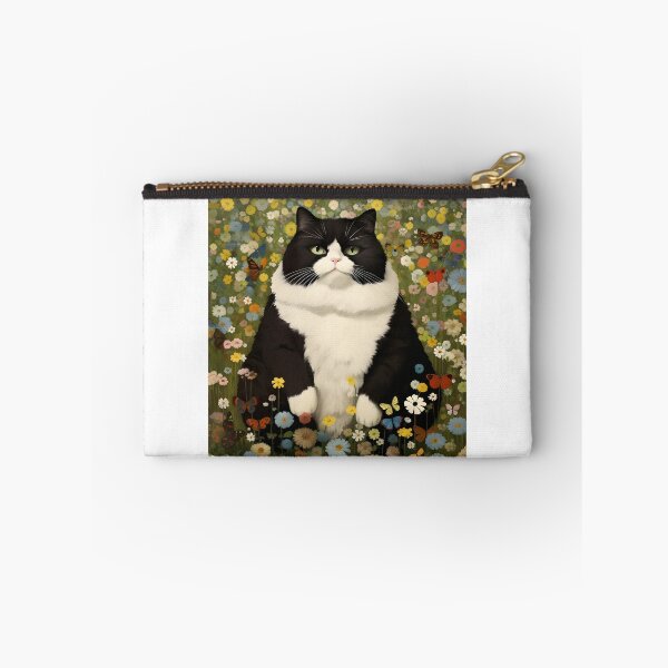 Item preview, Feline Garden Delight: Retro Vintage Cat Florals designed and sold by KittyStampedeCo.