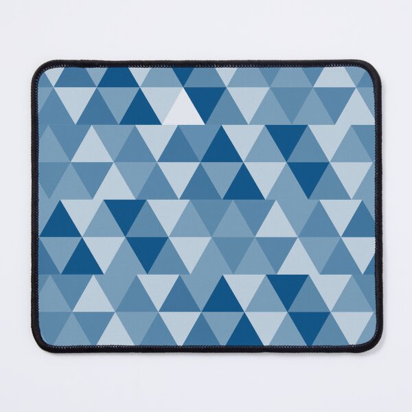 Item preview, Blue triangles pattern designed and sold by Graphexx.