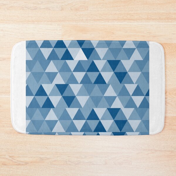 Item preview, Blue triangles pattern designed and sold by Graphexx.