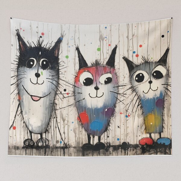 Item preview, Funny Cats Creative Composition designed and sold by AdrianGrosu.