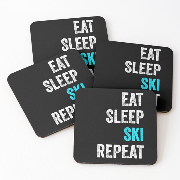 Item preview, Skier Shirt Skiing Eat Sleep Ski Repeat designed and sold by PandaPope.