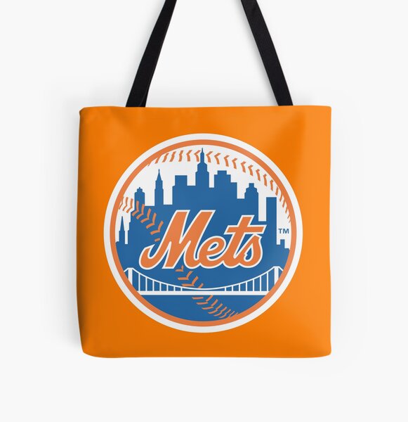 New York Mets Team Store Reusuable Shopping Bag Double Handles 15x13 Inches