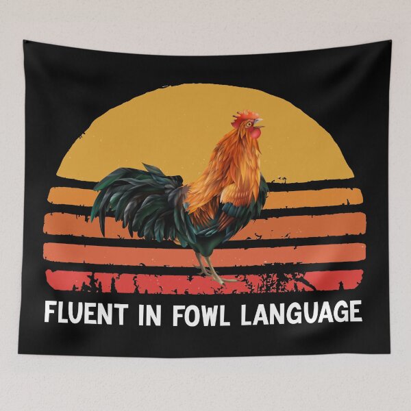 Item preview, Fluent In Fowl Language designed and sold by Azz4art.