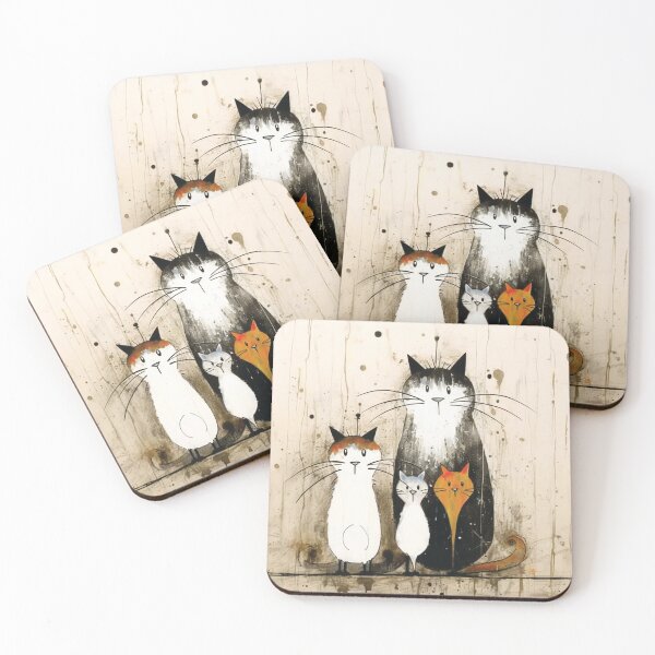 Item preview, Funny Cats Creative Composition designed and sold by AdrianGrosu.