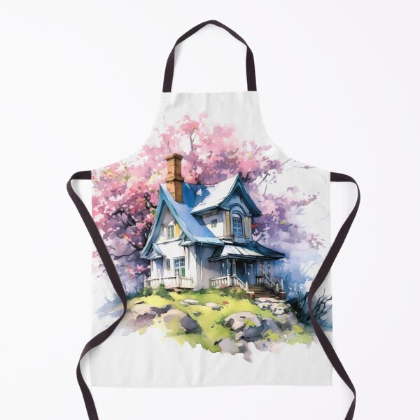 Item preview, Charming Cottage Clipart, Quaint Home, Cozy Abode, Delightful Retreat, Picture-Perfect Cottage, Enchanting Dwelling, Storybook House designed and sold by CoolorPainting.