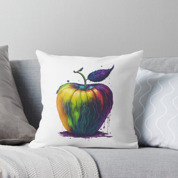 Item preview,  red  green rainbow  apple  designed and sold by jkrphoto.