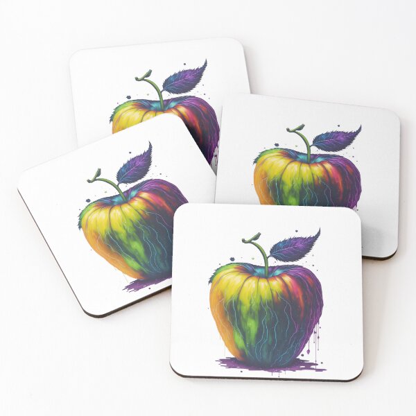 Item preview,  red  green rainbow  apple  designed and sold by jkrphoto.
