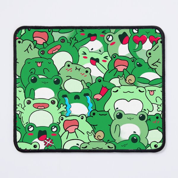 Item preview, Crowded cute Frogs Pattern designed and sold by Penny Stanley (ICONIC FOX GRAPHICS).