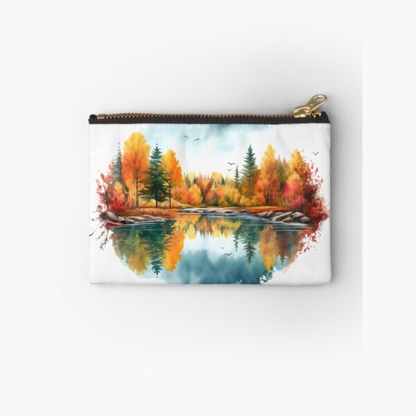 Item preview, Tranquil Lake Clipart, Serene Waters, Peaceful Reflections, Lake Bliss, Tranquility, Calm Oasis, Mirror-like Surface designed and sold by CoolorPainting.