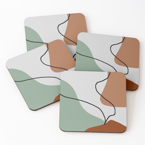 Item preview, Modern abstract shapes minimal design designed and sold by Crep Customs.