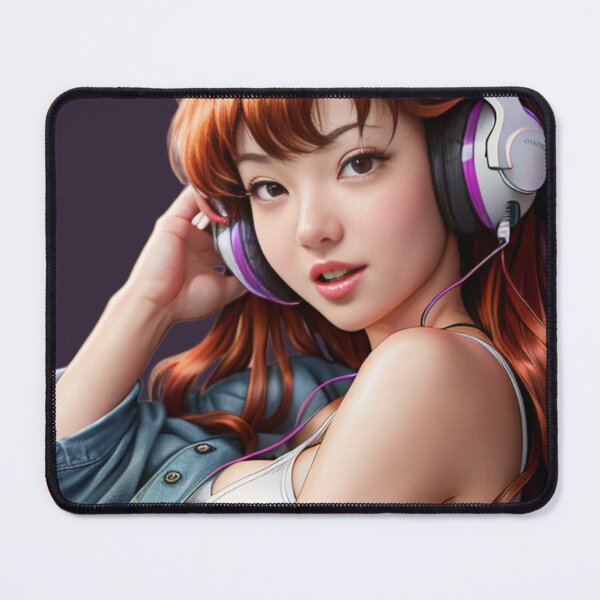 Item preview, cute anime redhead girl designed and sold by UndineSea.