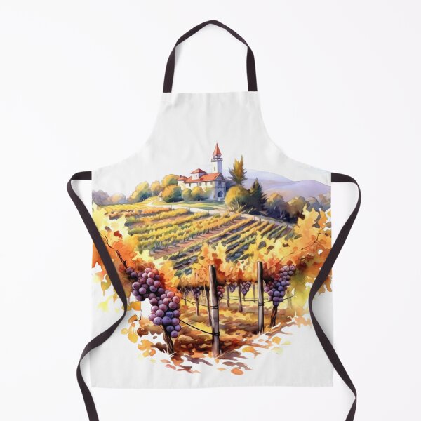 Item preview, Vineyard Scene Clipart, Wine Country, Grapevines, Vineyard Views, Winery Charm, Viticulture, Wine Tasting designed and sold by CoolorPainting.