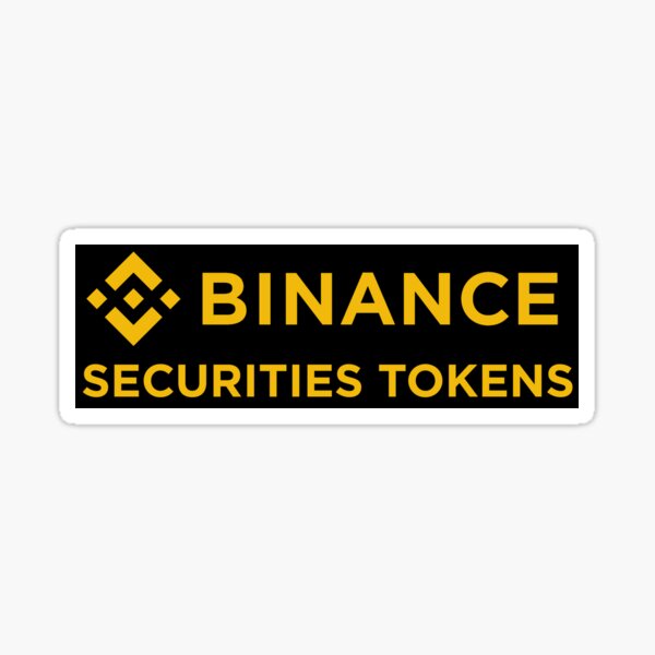 Item preview, Binance Securities Tokens  designed and sold by SLH-69.