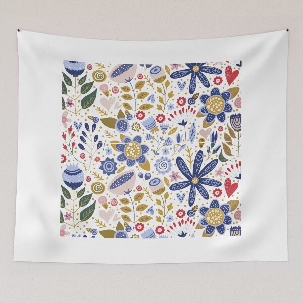 Item preview, Colorful flower pattern designed and sold by Graphexx.