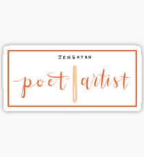 Pegatina Jonghyun Poet | Artista