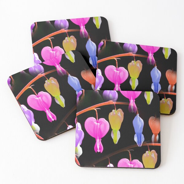 Item preview, Colorful Bleeding Hearts Collage designed and sold by BostonArcImage.