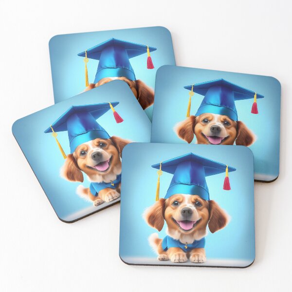 Item preview, Cute dog graduation ceremony! Funny, funky & witty designed and sold by wittywishes.