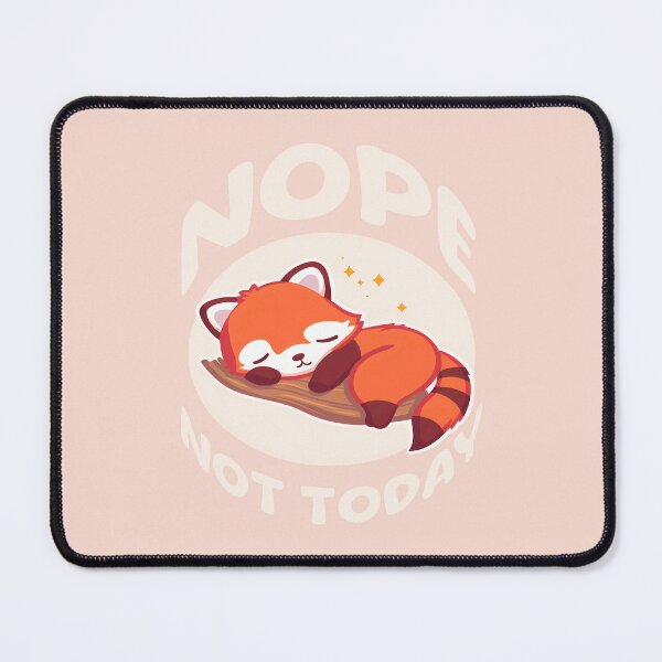 Aperçu de l'œuvre Panda roux qui dort panda roux paresseux créée et vendue par MDCGraphics.