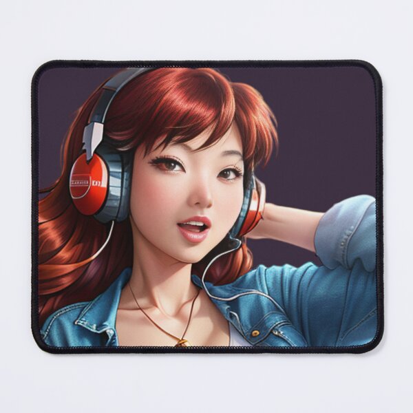 Item preview, anime redhead girl designed and sold by UndineSea.