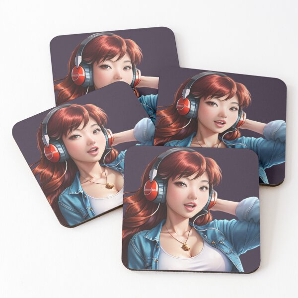 Item preview, anime redhead girl designed and sold by UndineSea.