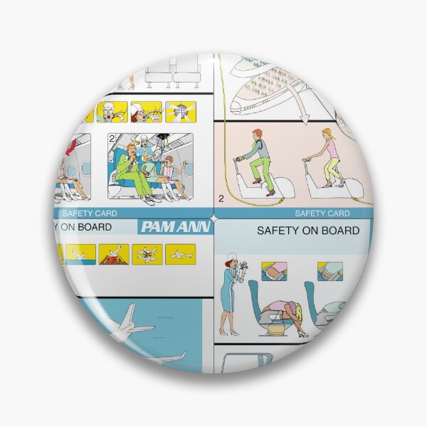 Item preview, PAM ANN IN-FLIGHT SAFETY CARD designed and sold by HRHPAMANN.