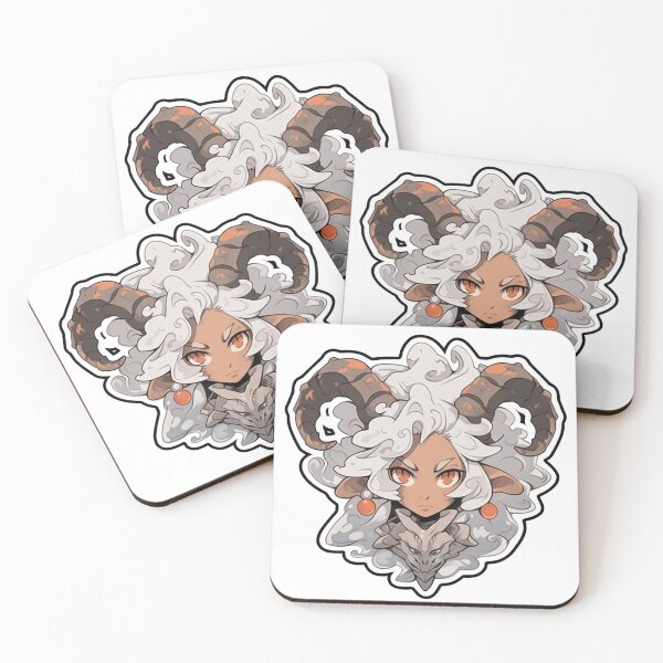 Aperçu de l'œuvre Anime Mange Chibi Bélier Ram Sticker créée et vendue par Drahcnayel.