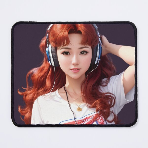 Item preview, anime redhead girl designed and sold by UndineSea.