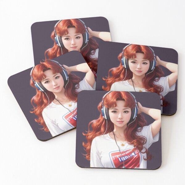 Item preview, anime redhead girl designed and sold by UndineSea.