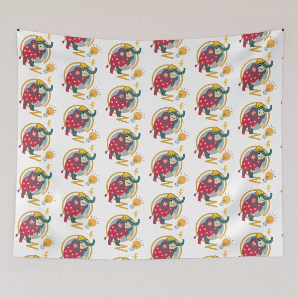 Item preview, Qualified Electrician Elephant designed and sold by ichirochen.