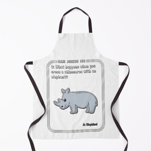 Item preview, What Happens When You Cross a Rhinoceros with an Elephant Dad Jokes designed and sold by rinconworkshop.