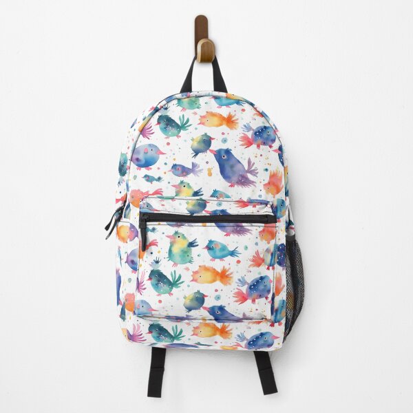 Item preview, Radiant Plumage Revealed: Exquisite Watercolor Colorful Birds Dance with Vibrant Life! | Redbubble designed and sold by otterpotterco.