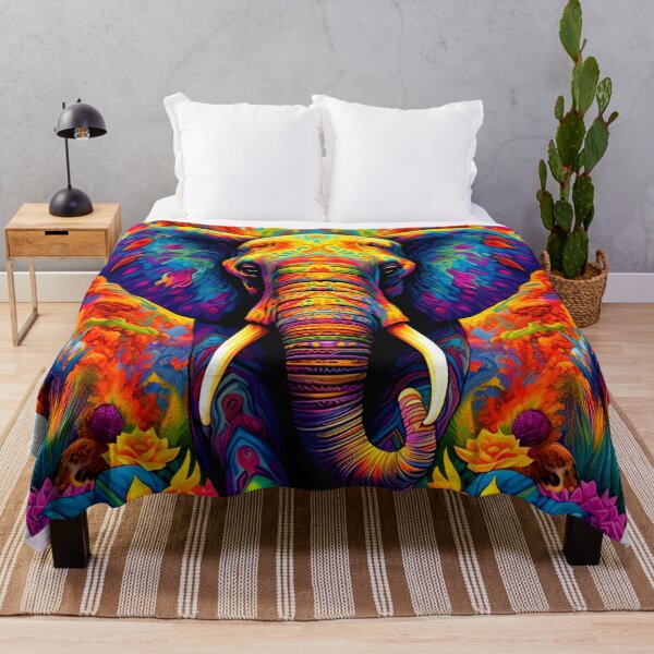 Item preview, Espíritu de elefante arcoíris designed and sold by NRGArtwork.