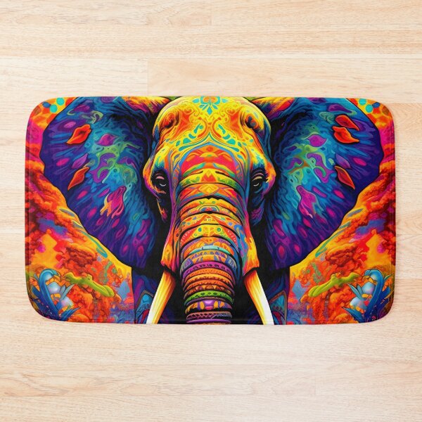 Item preview, Rainbow Elephant Spirit designed and sold by NRGArtwork.