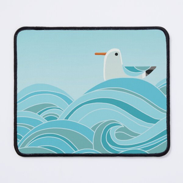 Item preview, Seagull Riding the Waves designed and sold by Amanda Macey.