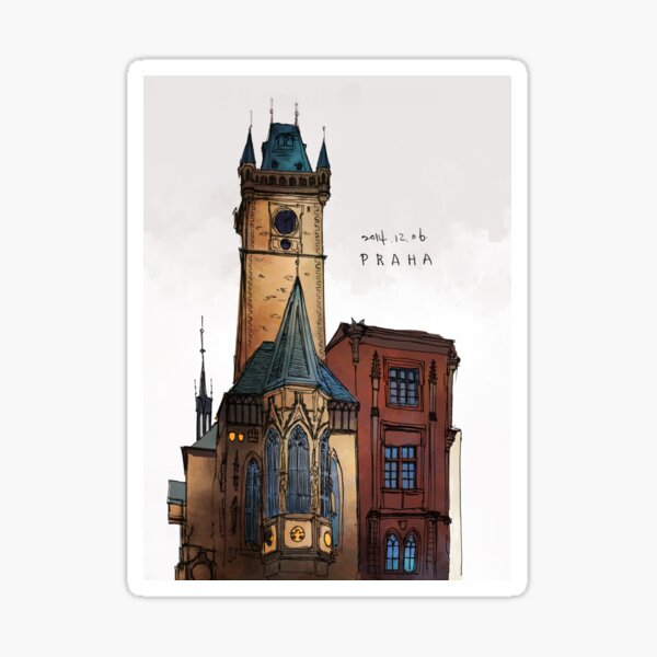 Item preview, PRAHA - Old Town Square designed and sold by Juwon Lee.