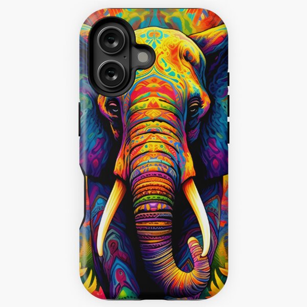 Item preview, Rainbow Elephant Spirit designed and sold by NRGArtwork.