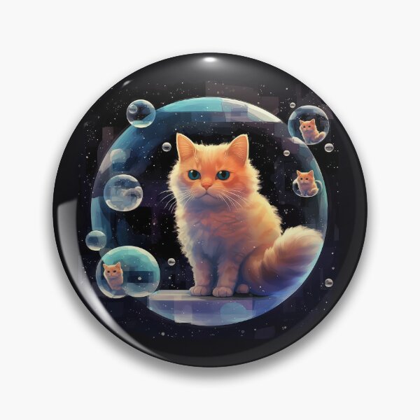 Item preview, Space Bubble Cat designed and sold by EvasDreams.