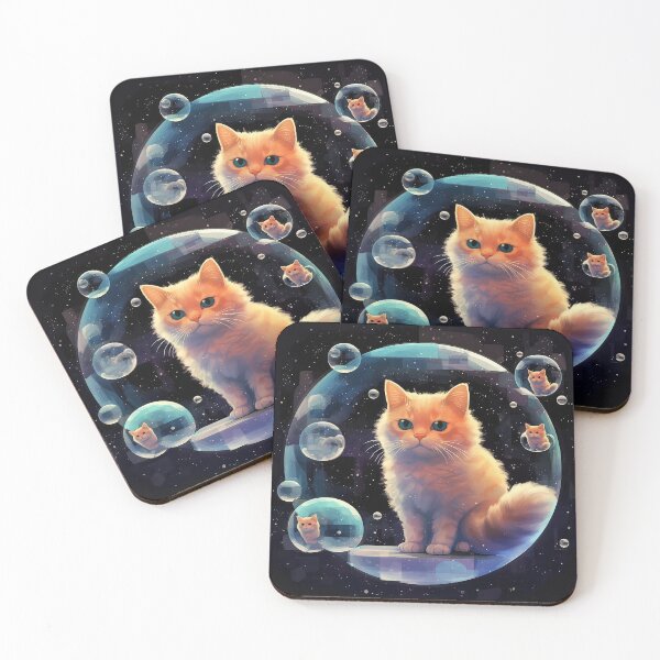 Item preview, Space Bubble Cat designed and sold by EvasDreams.