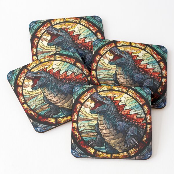 Item preview, Dinosaurs in a Glass Mosaic designed and sold by No-No-Name.