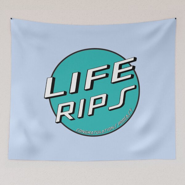 Item preview, Life Rips Chris D_elia Congratulations Podcast Aqua color way   designed and sold by KendyllSauls.