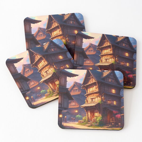 Item preview, Charming Rustic Village designed and sold by MiniArtworks.