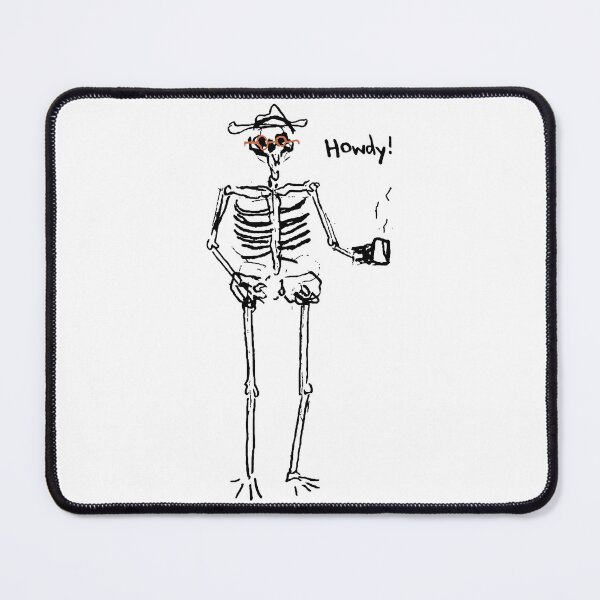 Item preview, Ryan Trahan Merch Howdy Skeleton designed and sold by AkesCoTM.